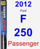 Passenger Wiper Blade for 2012 Ford F-250 - Vision Saver