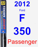 Passenger Wiper Blade for 2012 Ford F-350 - Vision Saver