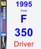 Driver Wiper Blade for 1995 Ford F-350 - Vision Saver