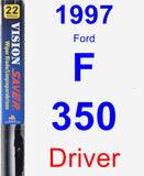 Driver Wiper Blade for 1997 Ford F-350 - Vision Saver