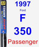 Passenger Wiper Blade for 1997 Ford F-350 - Vision Saver