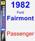 Passenger Wiper Blade for 1982 Ford Fairmont - Vision Saver