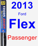 Passenger Wiper Blade for 2013 Ford Flex - Vision Saver