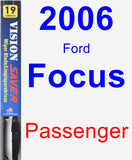 Passenger Wiper Blade for 2006 Ford Focus - Vision Saver