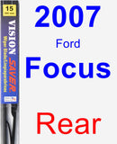 Rear Wiper Blade for 2007 Ford Focus - Vision Saver