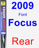 Rear Wiper Blade for 2009 Ford Focus - Vision Saver