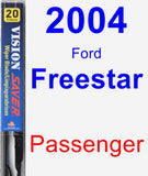 Passenger Wiper Blade for 2004 Ford Freestar - Vision Saver