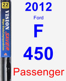 Passenger Wiper Blade for 2012 Ford F-450 - Vision Saver