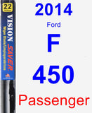 Passenger Wiper Blade for 2014 Ford F-450 - Vision Saver