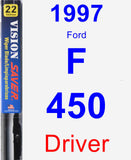 Driver Wiper Blade for 1997 Ford F-450 - Vision Saver