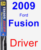 Driver Wiper Blade for 2009 Ford Fusion - Vision Saver