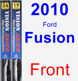 Front Wiper Blade Pack for 2010 Ford Fusion - Vision Saver