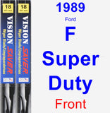 Front Wiper Blade Pack for 1989 Ford F Super Duty - Vision Saver