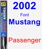 Passenger Wiper Blade for 2002 Ford Mustang - Vision Saver