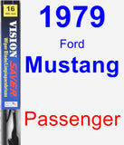 Passenger Wiper Blade for 1979 Ford Mustang - Vision Saver