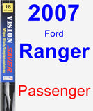 Passenger Wiper Blade for 2007 Ford Ranger - Vision Saver