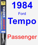 Passenger Wiper Blade for 1984 Ford Tempo - Vision Saver