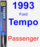 Passenger Wiper Blade for 1993 Ford Tempo - Vision Saver