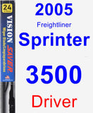 Driver Wiper Blade for 2005 Freightliner Sprinter 3500 - Vision Saver