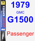 Passenger Wiper Blade for 1979 GMC G1500 - Vision Saver