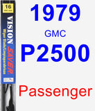 Passenger Wiper Blade for 1979 GMC P2500 - Vision Saver