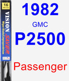 Passenger Wiper Blade for 1982 GMC P2500 - Vision Saver