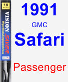 Passenger Wiper Blade for 1991 GMC Safari - Vision Saver