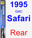 Rear Wiper Blade for 1995 GMC Safari - Vision Saver