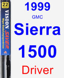 Driver Wiper Blade for 1999 GMC Sierra 1500 - Vision Saver