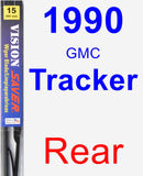 Rear Wiper Blade for 1990 GMC Tracker - Vision Saver