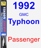 Passenger Wiper Blade for 1992 GMC Typhoon - Vision Saver