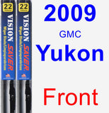 Front Wiper Blade Pack for 2009 GMC Yukon - Vision Saver