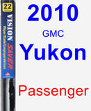 Passenger Wiper Blade for 2010 GMC Yukon - Vision Saver