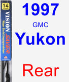 Rear Wiper Blade for 1997 GMC Yukon - Vision Saver