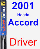 Driver Wiper Blade for 2001 Honda Accord - Vision Saver