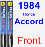 Front Wiper Blade Pack for 1984 Honda Accord - Vision Saver