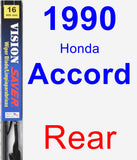 Rear Wiper Blade for 1990 Honda Accord - Vision Saver