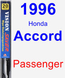 Passenger Wiper Blade for 1996 Honda Accord - Vision Saver