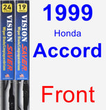 Front Wiper Blade Pack for 1999 Honda Accord - Vision Saver