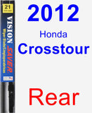 Rear Wiper Blade for 2012 Honda Crosstour - Vision Saver