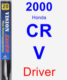 Driver Wiper Blade for 2000 Honda CR-V - Vision Saver