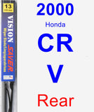 Rear Wiper Blade for 2000 Honda CR-V - Vision Saver