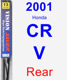 Rear Wiper Blade for 2001 Honda CR-V - Vision Saver