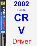 Driver Wiper Blade for 2002 Honda CR-V - Vision Saver