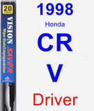 Driver Wiper Blade for 1998 Honda CR-V - Vision Saver