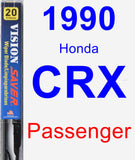 Passenger Wiper Blade for 1990 Honda CRX - Vision Saver