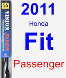 Passenger Wiper Blade for 2011 Honda Fit - Vision Saver