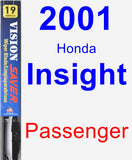 Passenger Wiper Blade for 2001 Honda Insight - Vision Saver