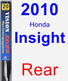 Rear Wiper Blade for 2010 Honda Insight - Vision Saver