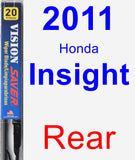 Rear Wiper Blade for 2011 Honda Insight - Vision Saver